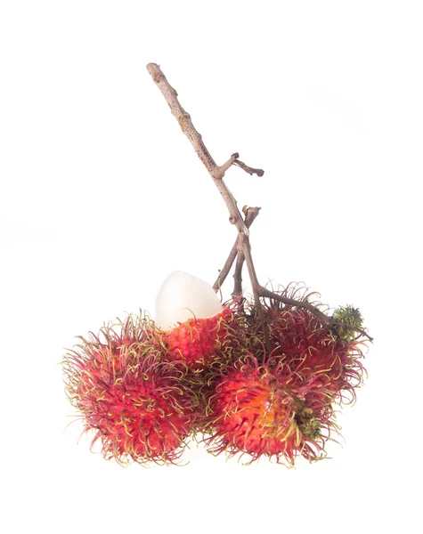 Rambutan em segundo plano. rambutan em segundo plano — Fotografia de Stock