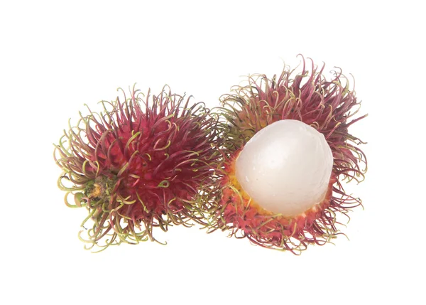 Jagodzian Rambutan na tle. Jagodzian Rambutan na tle — Zdjęcie stockowe