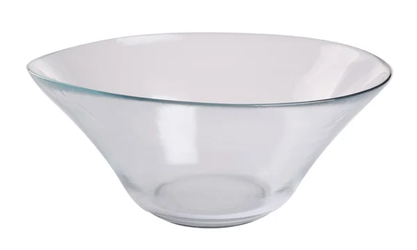 Glass bowl. glass bowl on background. glass bowl on a background — Stock Photo, Image