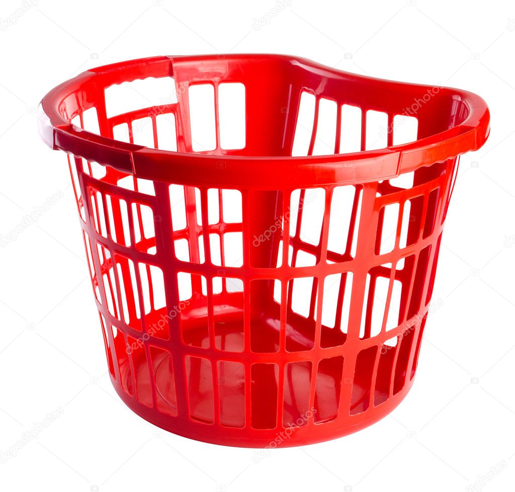 plastic basket. plastic basket on background. plastic basket on 