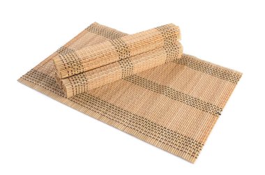 Bambu hasır. Bambu hasır bir arka plan üzerinde. Bambu hasır. Bambu hasır o