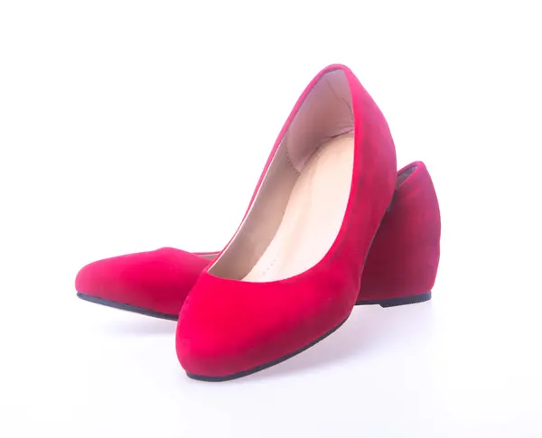 Shoe. red and fashion woman shoes on a background. — Stock Photo, Image