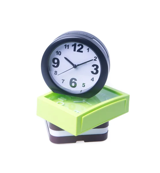 Alarm clock. alarm clock on background. alarm clock on the backg — Stock Photo, Image