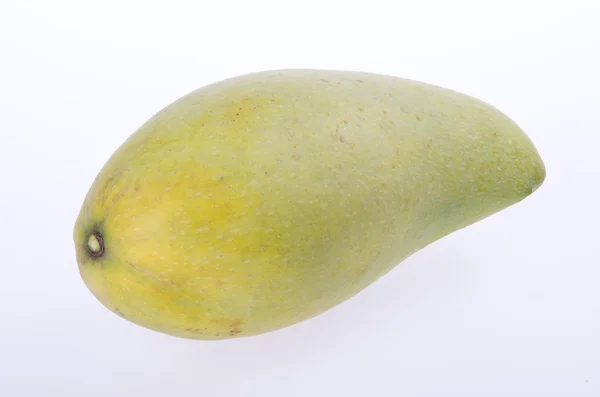 Mangos o mangos verdes amarillos sobre fondo . —  Fotos de Stock