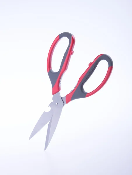 Scissors or kitchen scissors on a background. — Stock Photo, Image