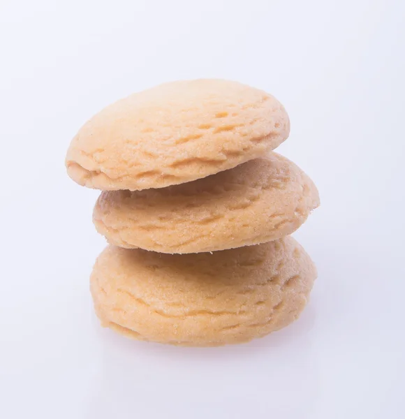 Cookies ou biscuits au beurre sur un fond . — Photo