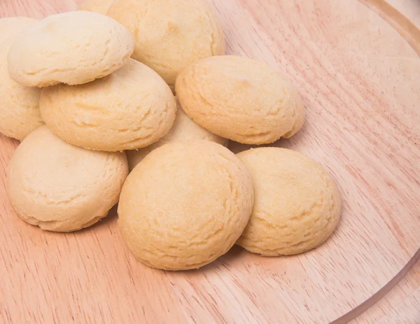 Biscoitos ou biscoitos de manteiga em um contexto . — Fotografia de Stock