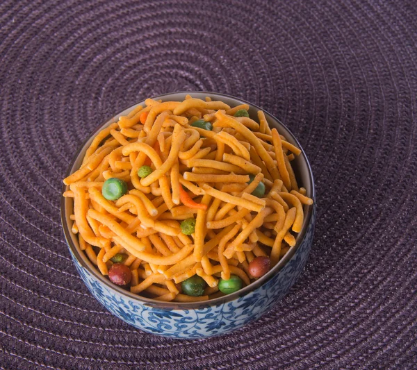 Murukku or traditional indian snack on background. — Stock Photo, Image