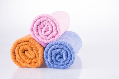 havlu. bir arka plan üzerinde havlu