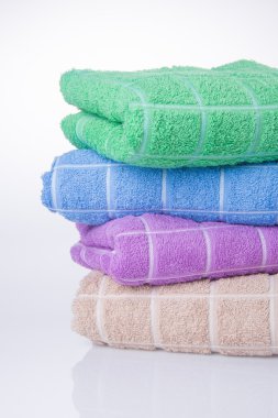 havlu. bir arka plan üzerinde havlu