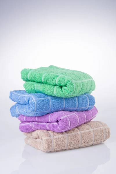 Πετσέτα. πετσέτα σε φόντο — Φωτογραφία Αρχείου