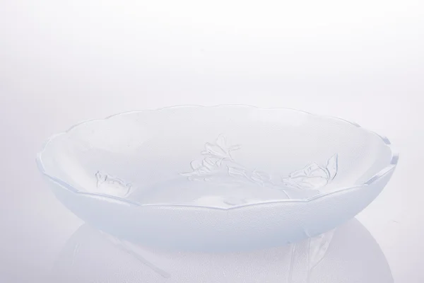 Glass bowl on a background — Stock Photo, Image