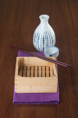 Japon mutfağı. arka planda aşkına