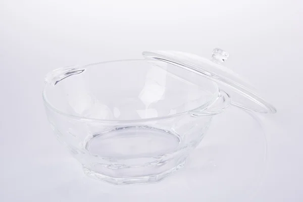 Glass bowl on a background — Stock Photo, Image