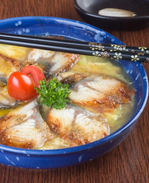 Japanese cuisine. unagi or eel on the background — Stock Photo, Image