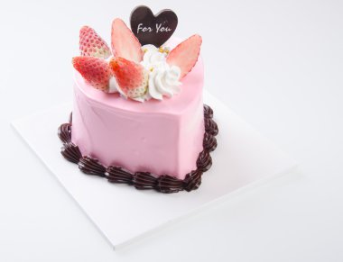 pasta, dondurma pasta arka plan üzerinde