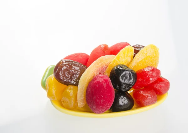 Dried fruits on background — Stock Photo, Image