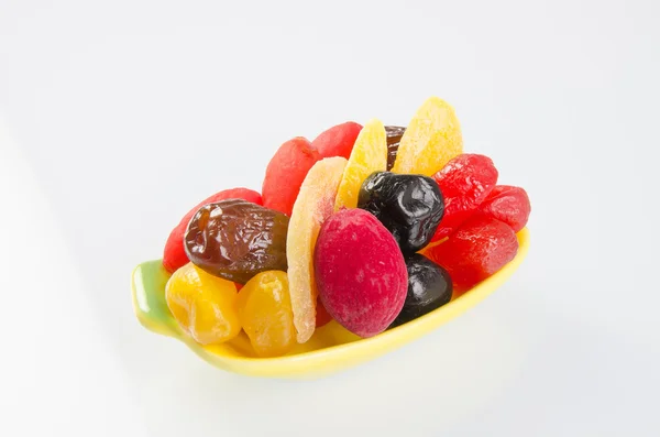 Dried fruits on background — Stock Photo, Image