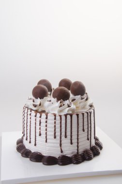 dondurma. Çikolatalı dondurmalı kek