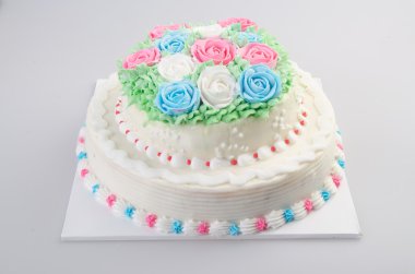 pasta, dondurma pasta arka plan üzerinde