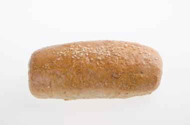 ekmek, kepekli ekmek üzerinde beyaz bir ev yapımı