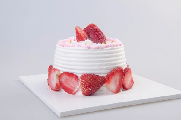 Torta, Torta gelato su sfondo — Foto Stock