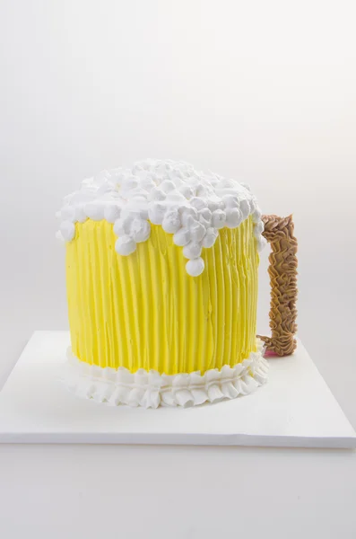 ケーキ、バック グラウンドでのアイス クリーム ケーキ — ストック写真