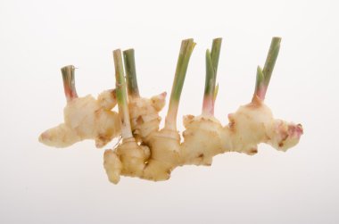 arka planda zencefil kökü