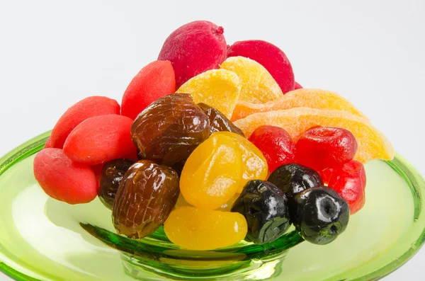 Dried fruits on background — Stock Photo, Image