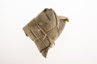 arka plan üzerinde Çin pirinç hamur tatlısı.