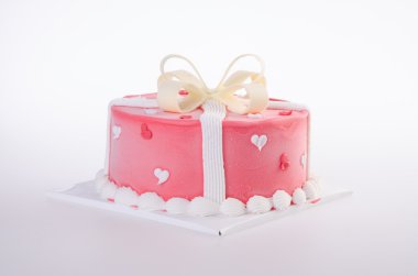 pasta, dondurma pasta arka plan üzerinde