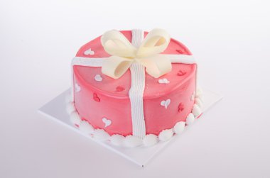 pasta, dondurma pasta arka plan üzerinde