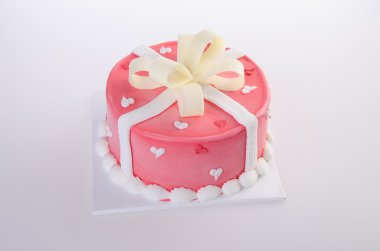 pasta, dondurma pasta arka plan üzerinde