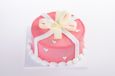 pasta, dondurma pasta arka plan üzerinde