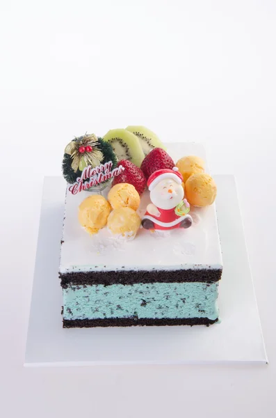 Taart, christmas ice cream cake — Stockfoto