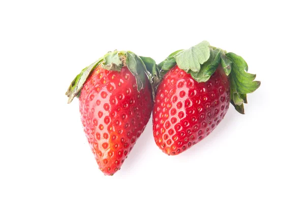 Fraise, fraise rouge fraîche sur fond — Photo