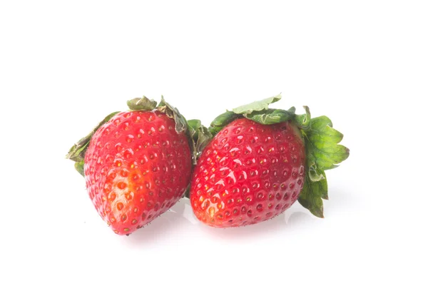 Fraise, fraise rouge fraîche sur fond — Photo
