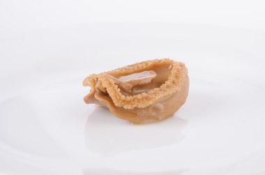 abalones. Çin Mutfağı abalone zemin üzerine.