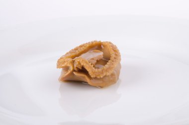 abalones. Çin Mutfağı abalone zemin üzerine.