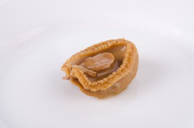 abalones. Çin Mutfağı abalone zemin üzerine.