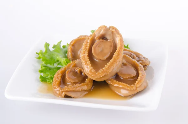 Abalones. Chinese cuisine abalone on background. — Stock Photo, Image