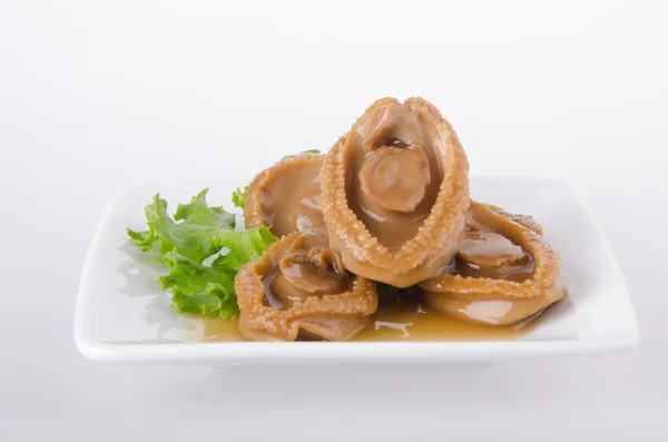 Abalones. Chinese cuisine abalone on background. — Stock Photo, Image