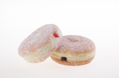 donut. jelly filled doughnuts on background