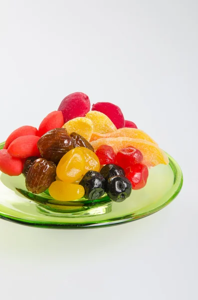 Dried fruits on background — Stock Photo, Image