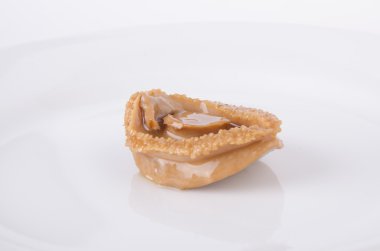 abalones. Çin Mutfağı abalone zemin üzerine.