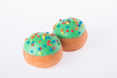 arka planda tatlı mini donut