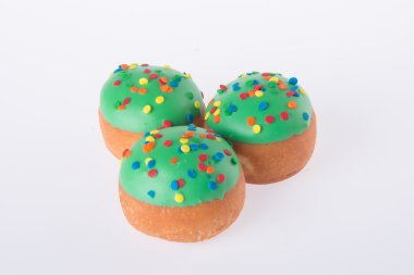 arka planda tatlı mini donut