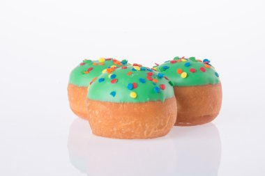 arka planda tatlı mini donut