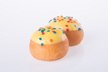 arka planda tatlı mini donut