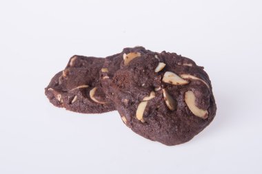 badem çikolata Çerezler özgeçmişlerine yongaları.